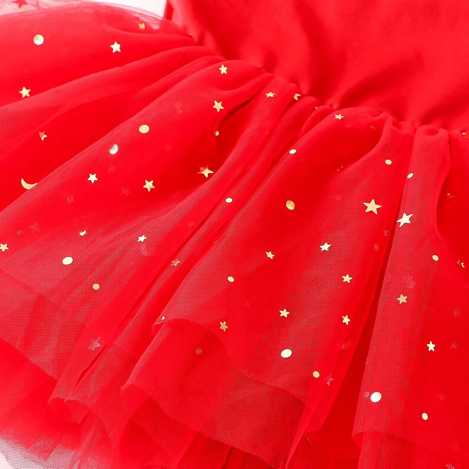 Tutu.kk Toddler Ballet Leotard Ruffle Sleeve Sequin Tulle Tutu Dress Ballerina Outfits for Girls Birthday Holiday - Image 7