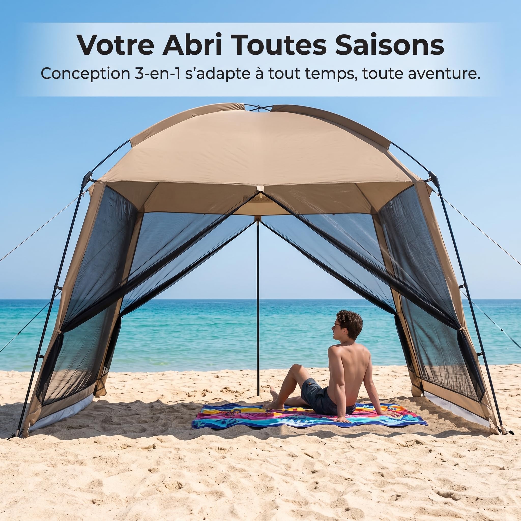 Campeggio Versatile per Tutte le Stagioni, Riparo Outdoor Impermeabile per Campeggiatori, Style 2