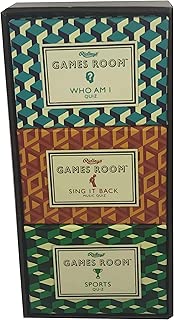 Ridley's Game Room Card Games 3-Pack- Who am I, Sing it Back, Sports Quiz - Great for Game Night, Families, Road Trips - coolthings.us