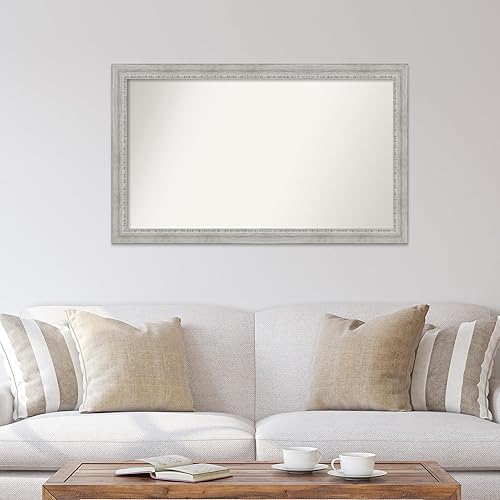 Miniatura 5 de Amanti Art Espejo personalizado, espejo de baño rústico lavado, espejo de pared o espejo de tocador de baño sobre el fregadero (29.5 x 48.5