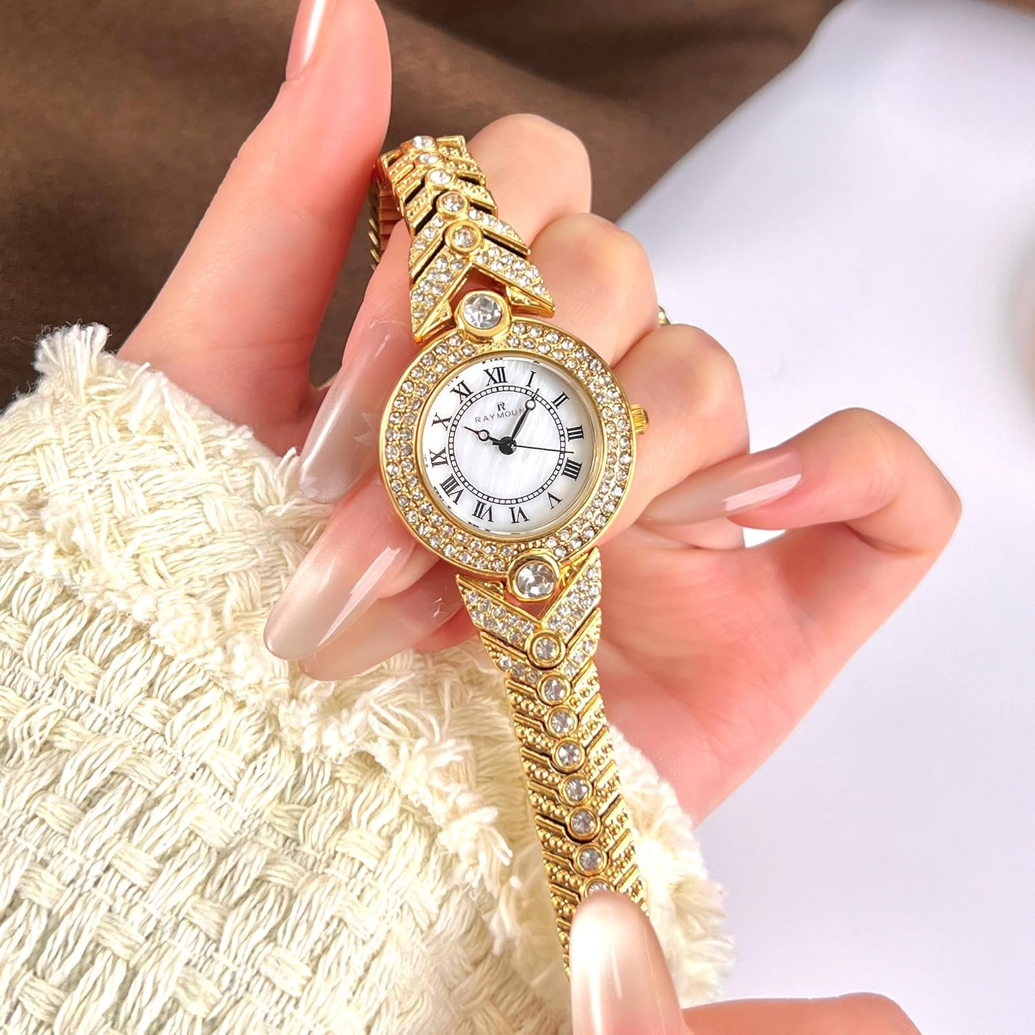 FORSINING Watches for Women Ladies Quartz Wrist Watches with Stainless Steel Band - Image 6