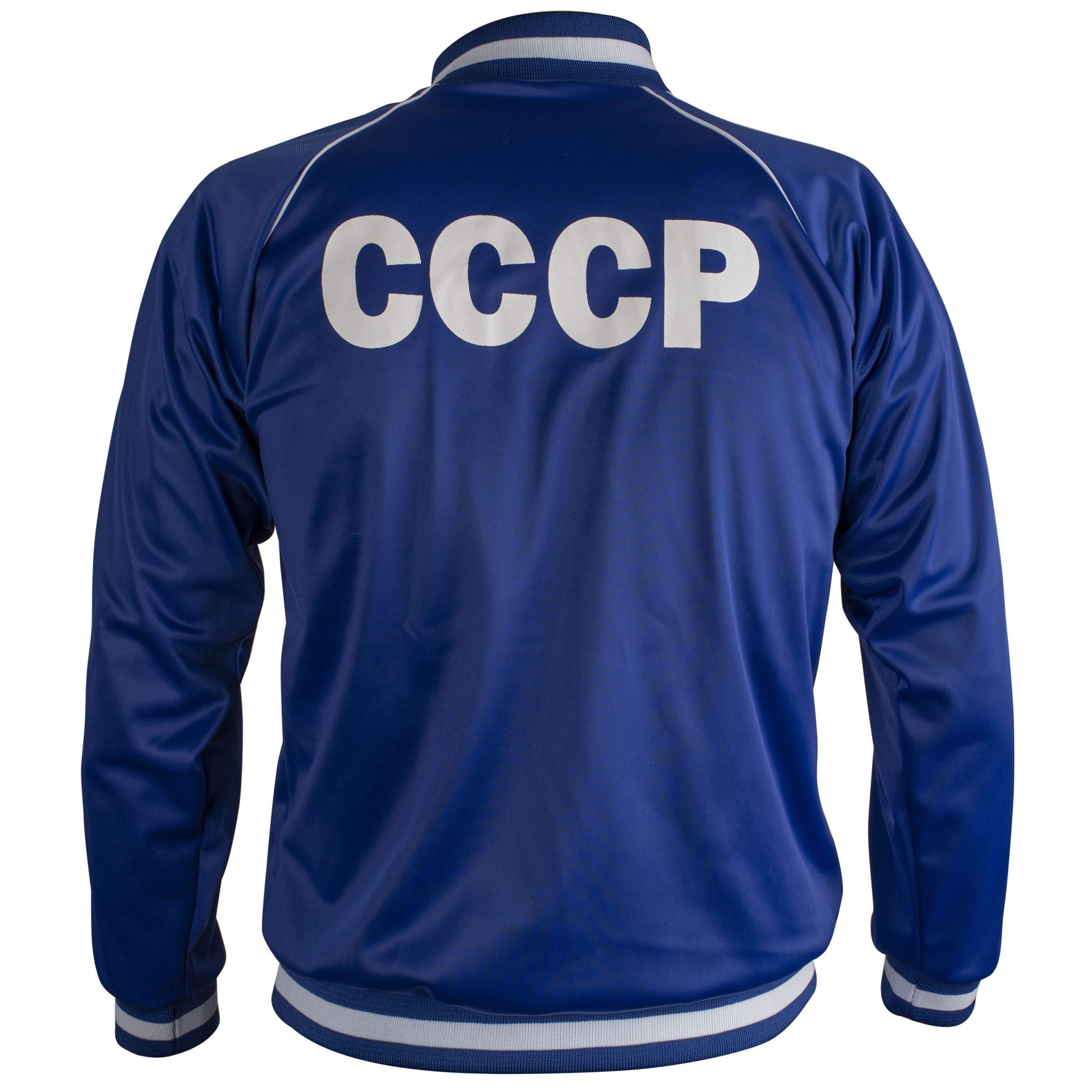 JL Sport Giacca Soviet Union CCCP URSS 1970 retrò Calcio Tuta Cerniera Giacca Uomini