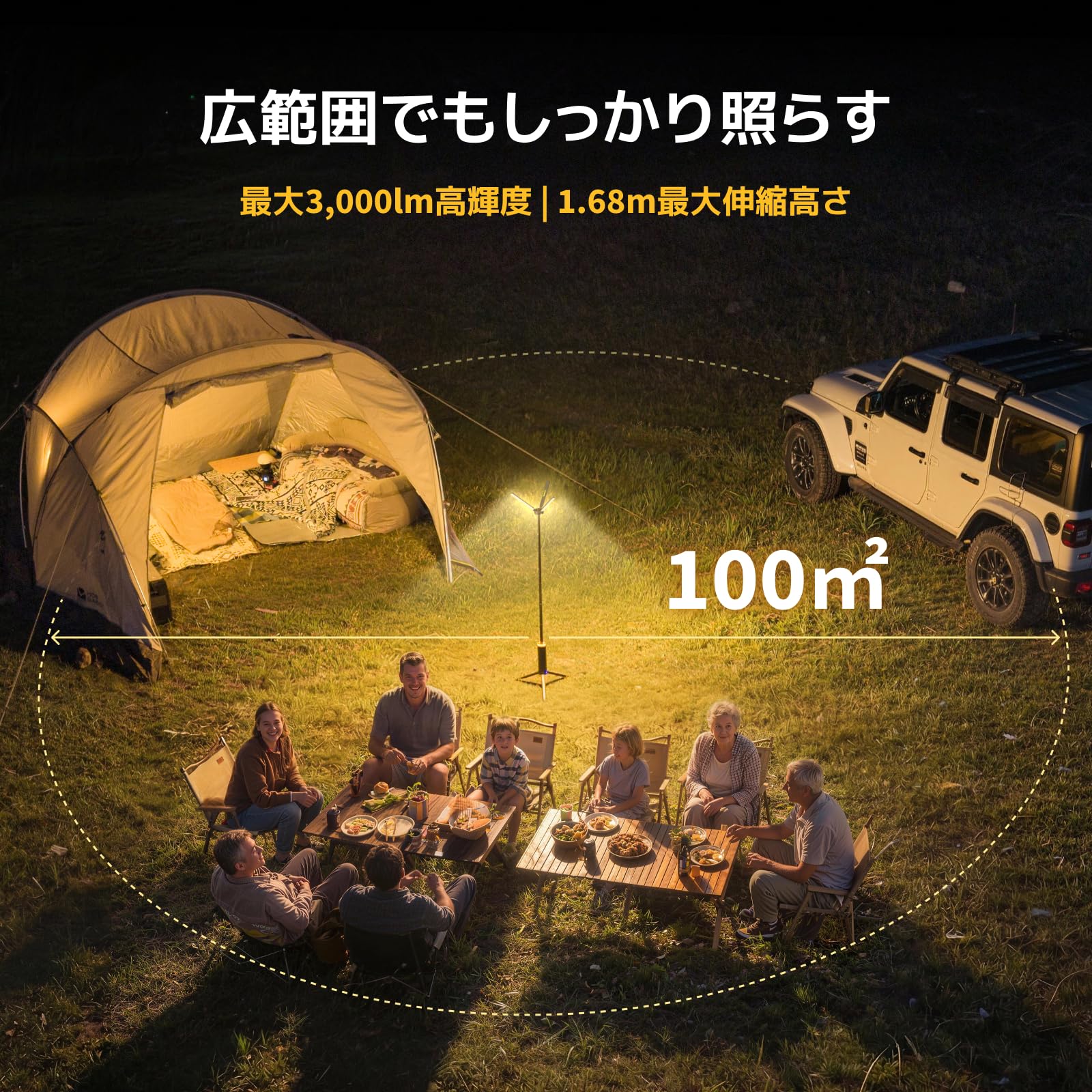 Amazon.co.jp: BougeRV LEDランタン キャンプランタン 充電式 3000lm高
