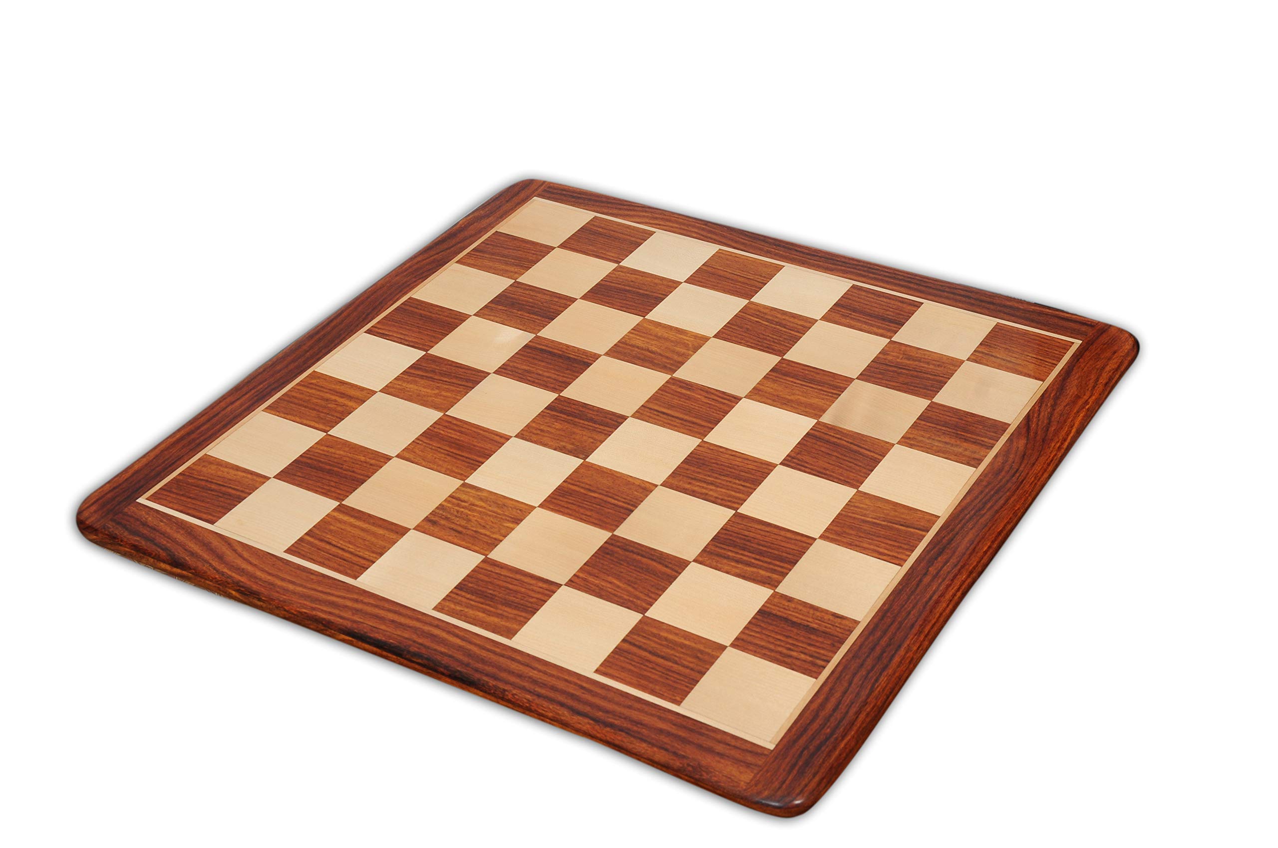 STAUNTON & CRAFTER Flat Wooden Chess 20X20 Inch Premium Edition