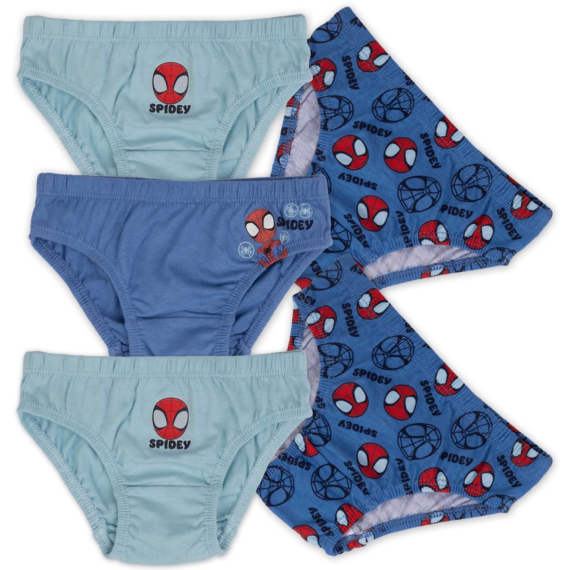 Marvel Spidey & Friends Lot de 5 Slips pour Les Garçons, Multicolore