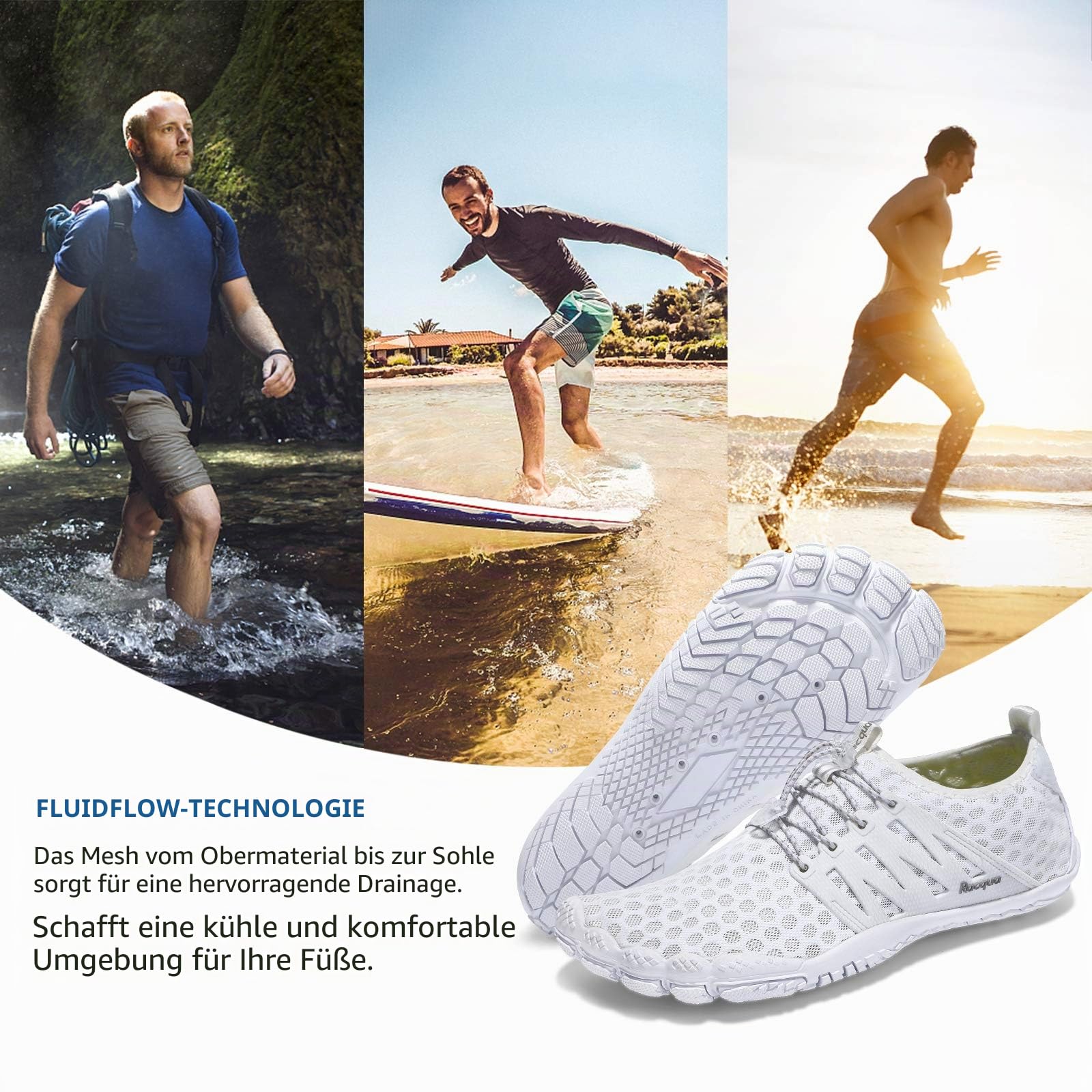 Racqua Composite Mesh Wasserschuhe Männer Frauen