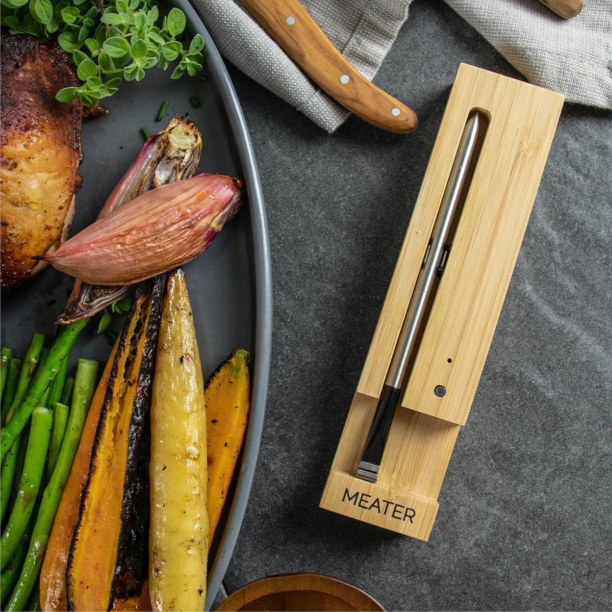 Meater (10m range) Grillthermometer Holz