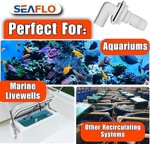 Miniatura 3 de SEAFLO Cabezal de pulverización de aerador de 90 34" para VIENDASSISTEMAS RECIRCULADORESSISTEMAS DE AGUA