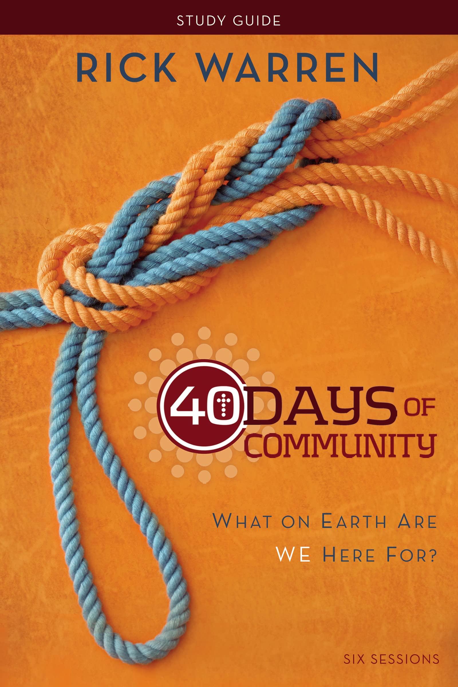 40 Days of Community Study Guide PB,WARREN RICK