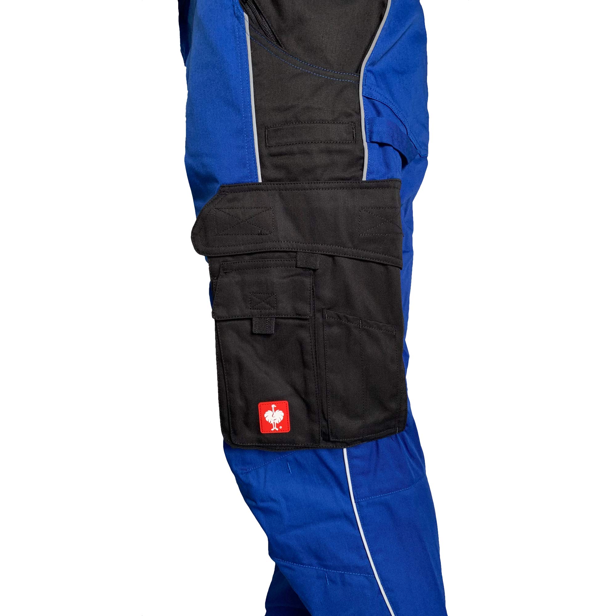 E.S. Bundhose Active Arbeitshose (blau/schwarz, 44)