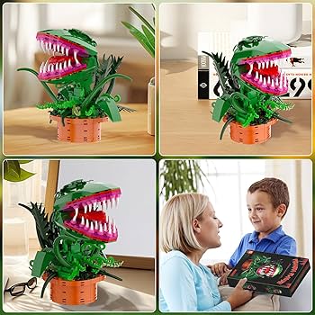 知育 ブロックAudrey II おもちゃ 組み立てキット 人食い花 知育