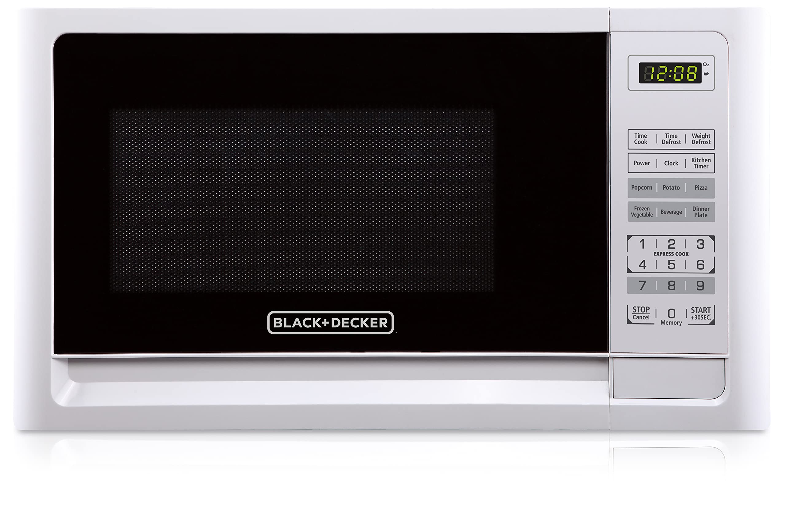 Black+Decker Countertop Microwave Oven 1.1Cu. Ft. 1000Watts, LED