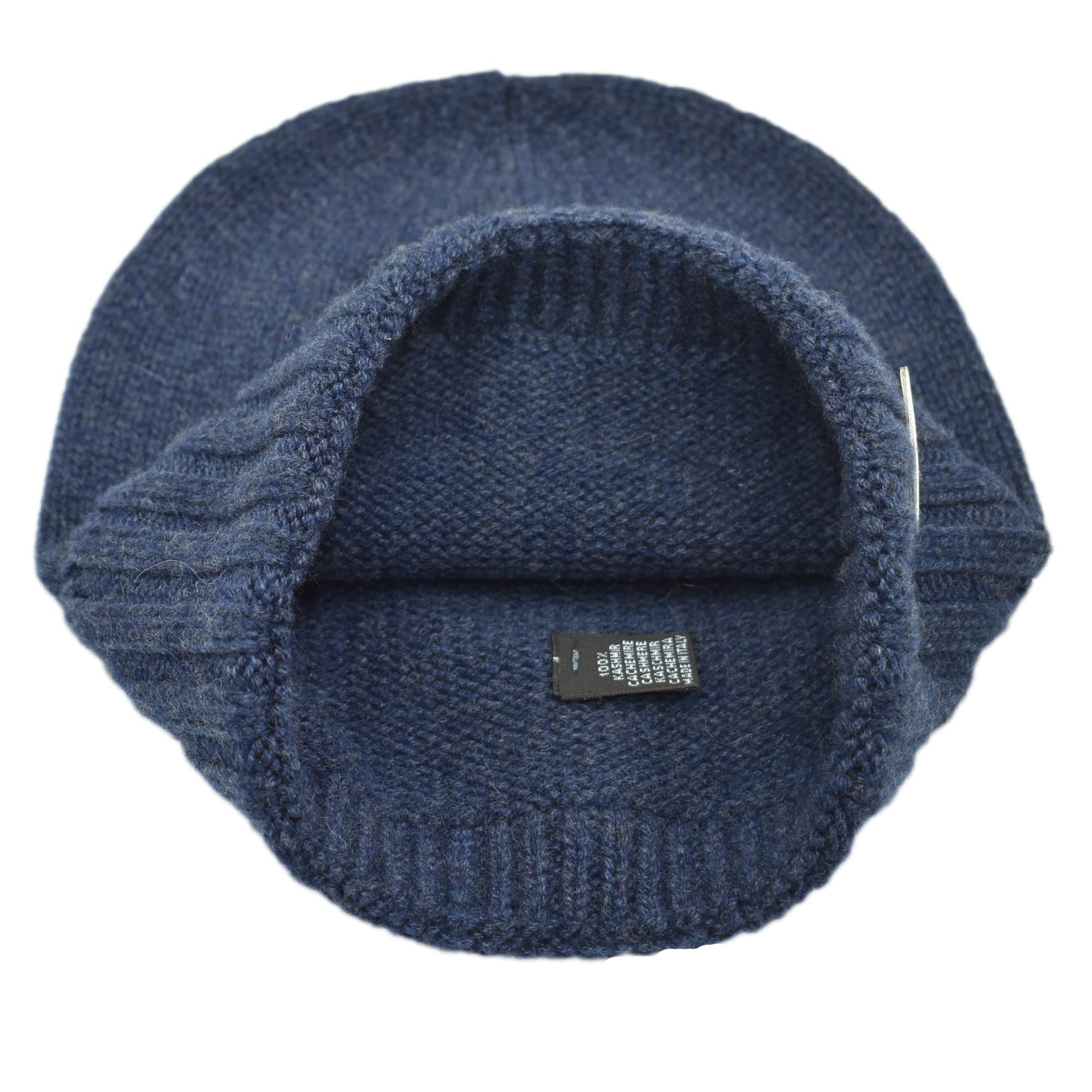 Melegari Berretto Cuffia Beanie Treviso | 100% Cashmere | Made in Italy | Unisex