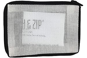 Alice Peterson Stitch & Zip Needlepoint Case Kit for Crafting with Needlepoint Stitch Cards