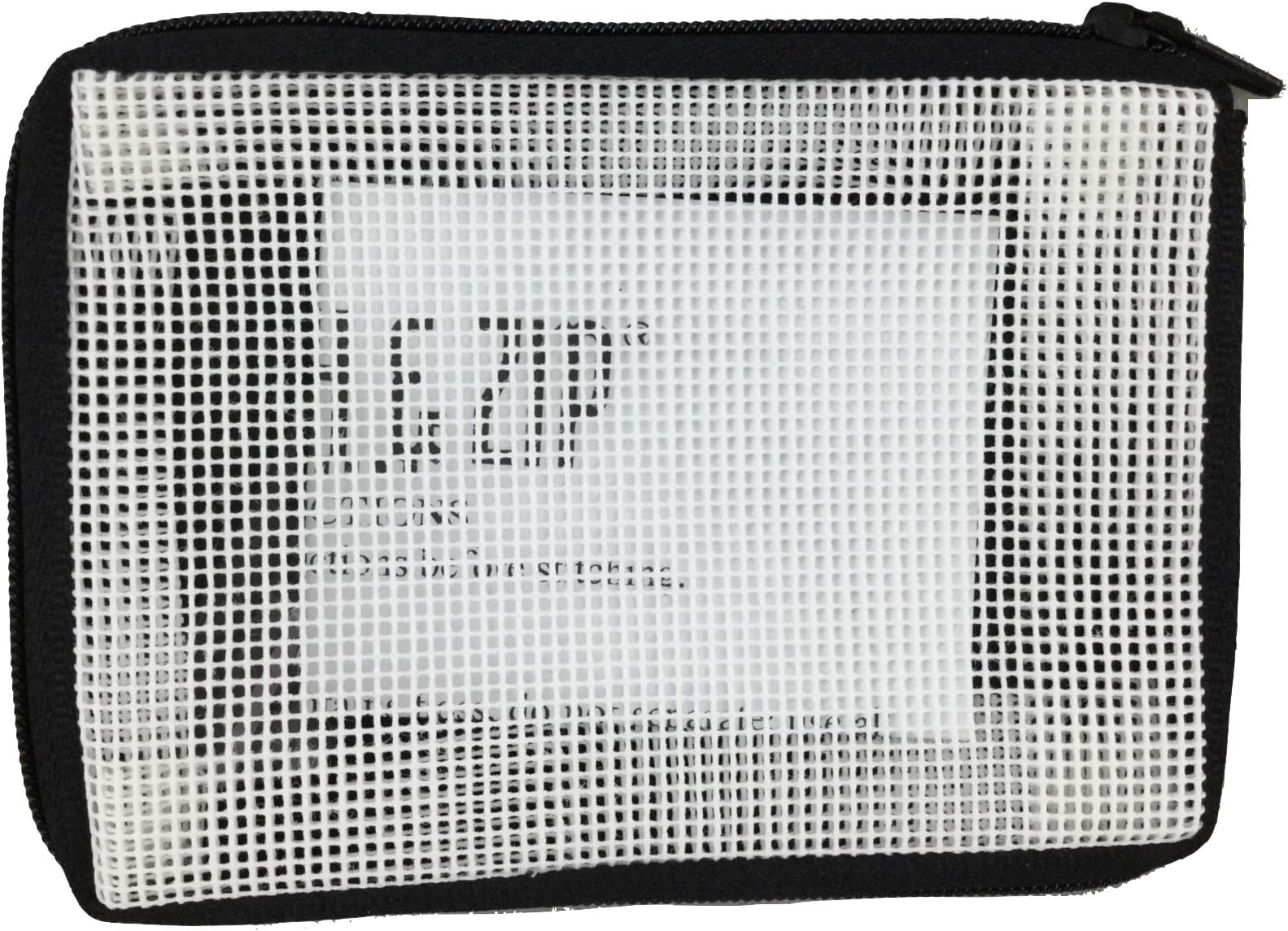 Stitch & Zip Needlepoint Coin/Credit Card Case Kit - SZ100 Blank Black Backing