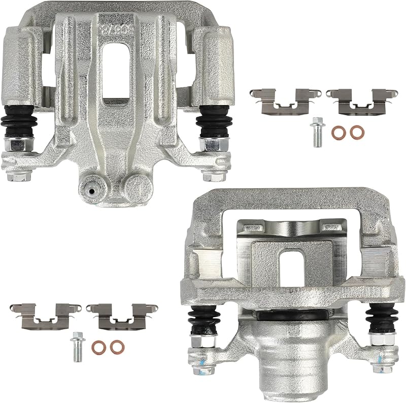 Pinças de freio a disco traseiras ECCPP com suporte para Nissan Pathfinder V6 4.0L 2005–2012 – Par