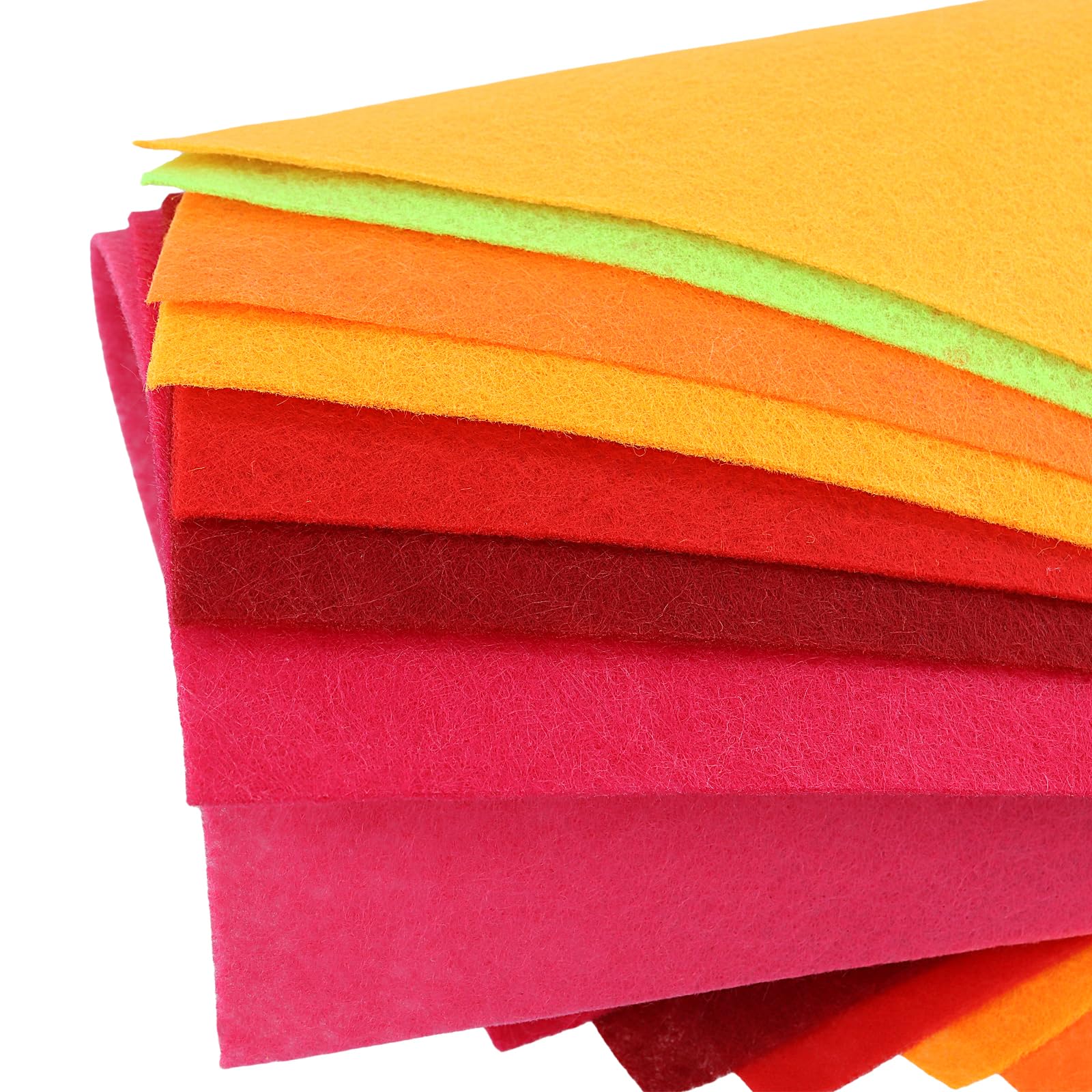 Filzstoff, 40PCS Bastelfilz Farbig Filz Blätter Polyester Felt Fabric Filzplatten Zum Diy Handwerk Projekte N Hen Patchwork 20x30 Cm