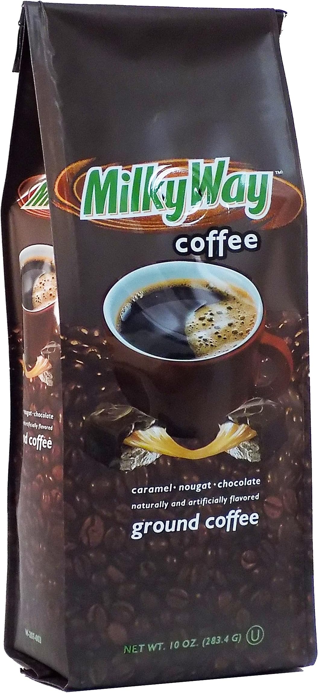 Milky Way Caramel Nougat Chocolate Ground Coffee 10oz Bag