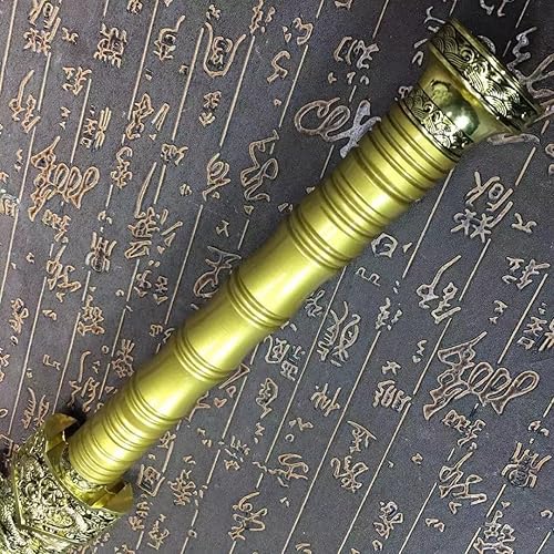 Miniatura 8 de Espada suprema, hecha a mano (hoja azul de acero de alto carbono, vaina de madera negra) Chinese sword