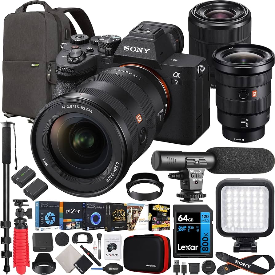 Amazon.com : Sony a7 IV Full Frame Mirrorless Camera Body with 2