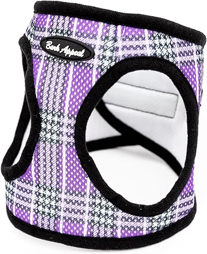 Bark Appeal Arnés para perro, arnés de malla para perros pequeños y medianos, no asfixia con hebilla ajustable de alta resistencia para un ajuste