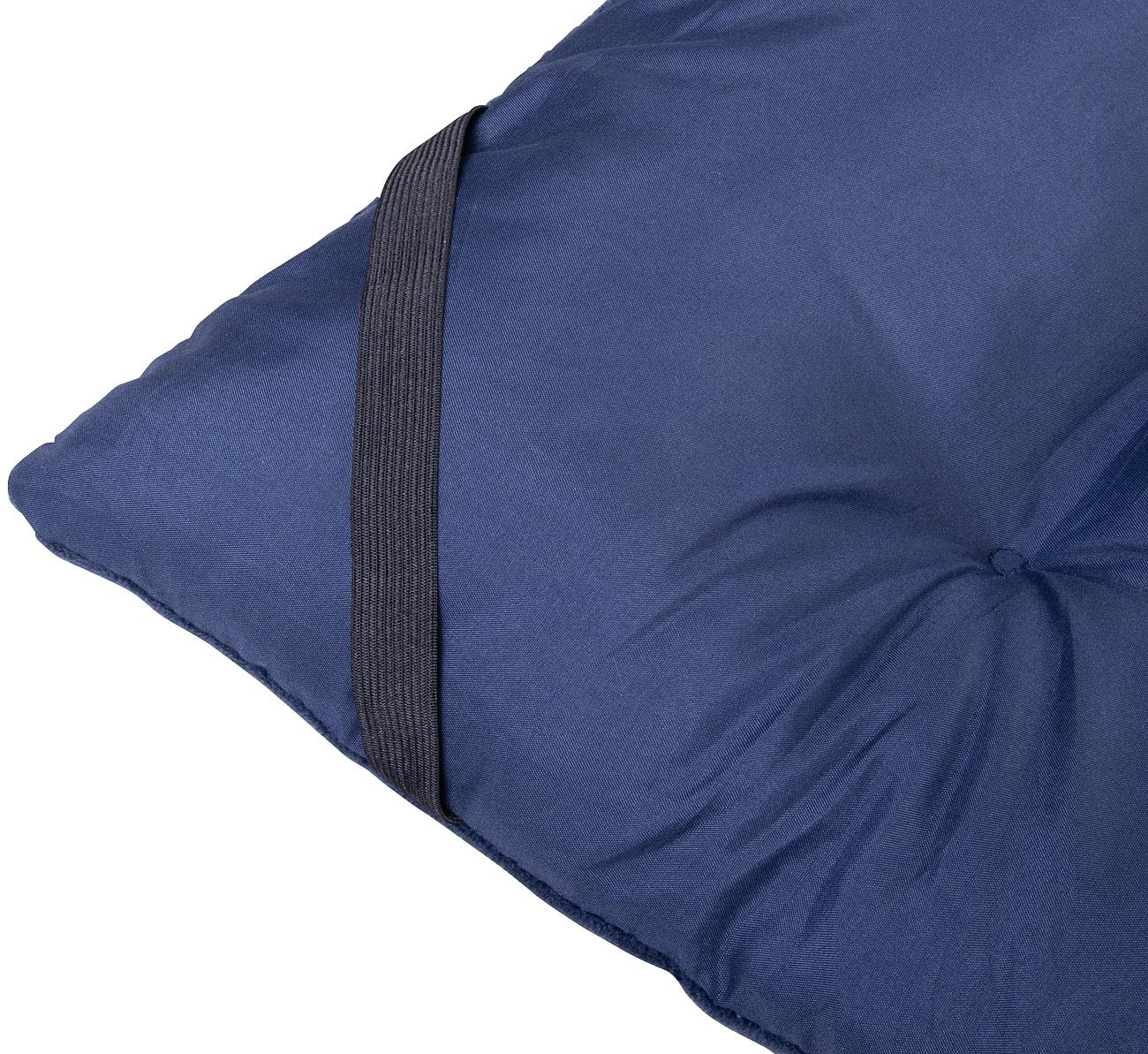 Semptec Urban Survival Technology Feldbettauflage Camping: 2er-Set Weiche XL-Feldbettauflage 190 x 68 cm, dunkelblau, waschbar (Bequeme, für Erwachsene, Urlaub)