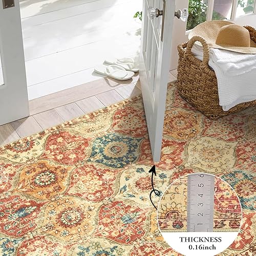Vista 86 de Lahome - Alfombra de marroquí tejida, alfombra para cocina, pasillo, antideslizante, pasillo para entrada, pasillo de lavadero, dormitorio, 274 x