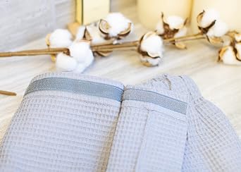 Leisureland Men's Sauna Waffle Wrap, Perfect as Gym, Spa, Bath, and Shower Towel Wrap