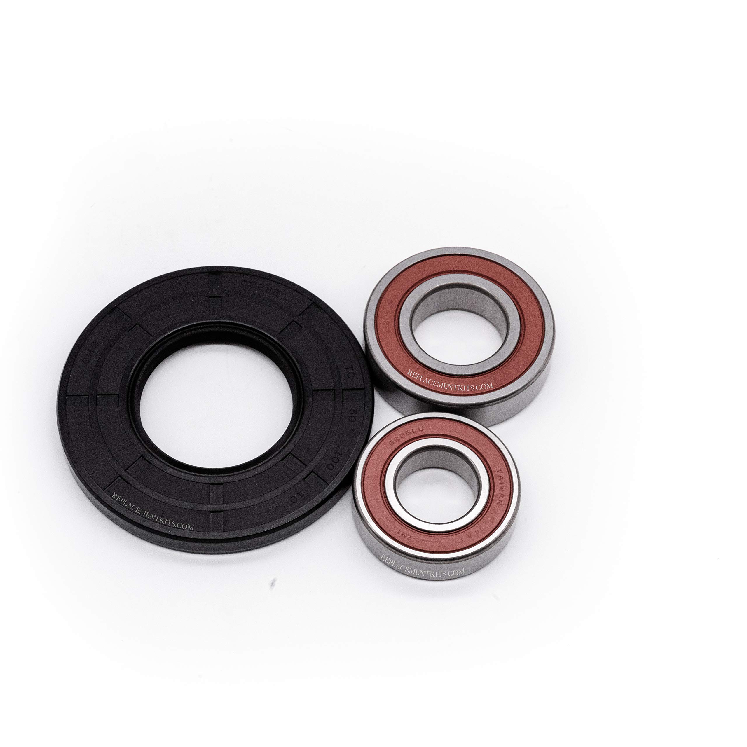 REPLACEMENTKITS.COM - Brand fits Whirlpool Duet & Maytag HE3 Bearing & Seal Kit- Black