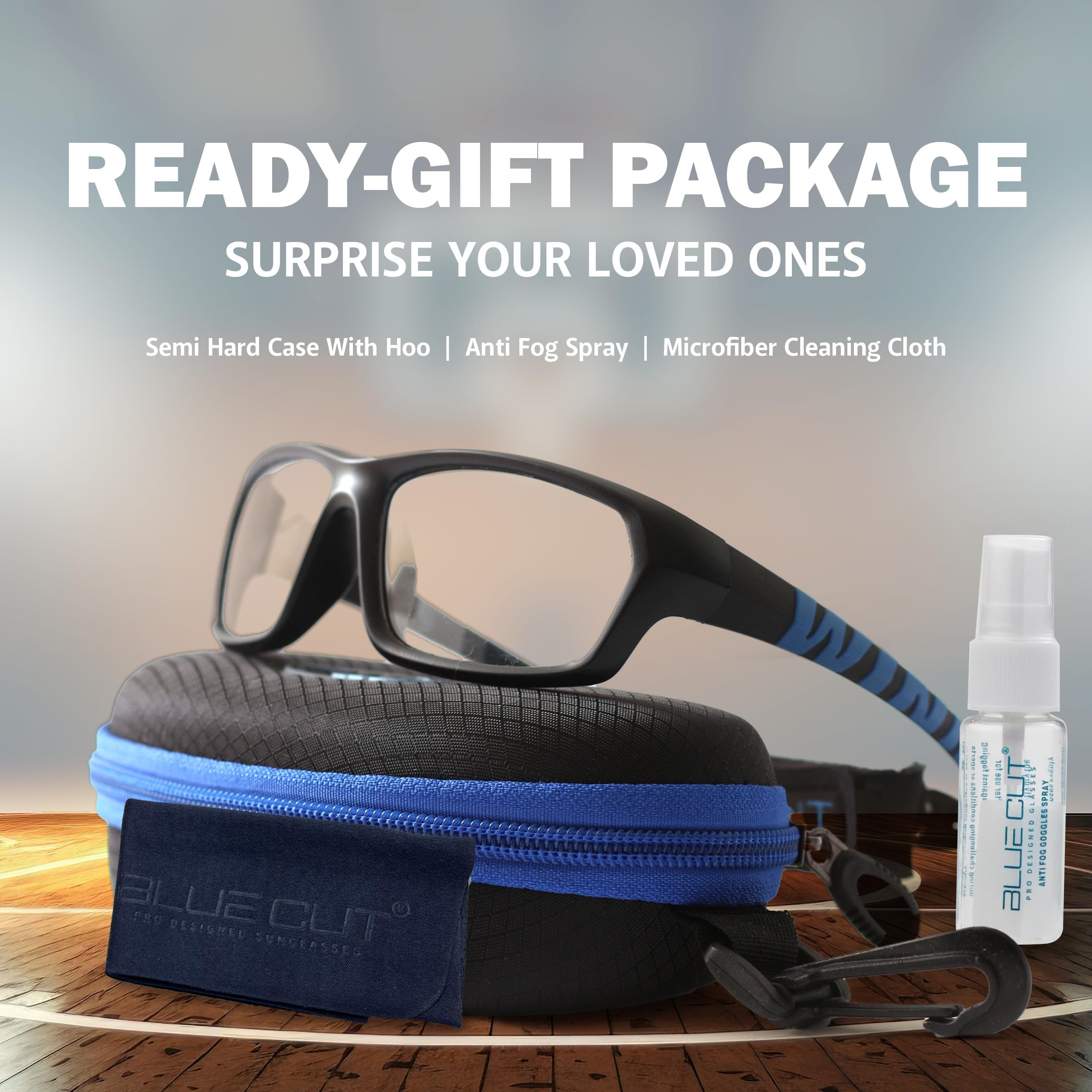 BLUE CUT Lunettes de protection pour enfants – Lunettes de sécurité photochromiques pour enfants, basket-ball, baseball et sports de plein air