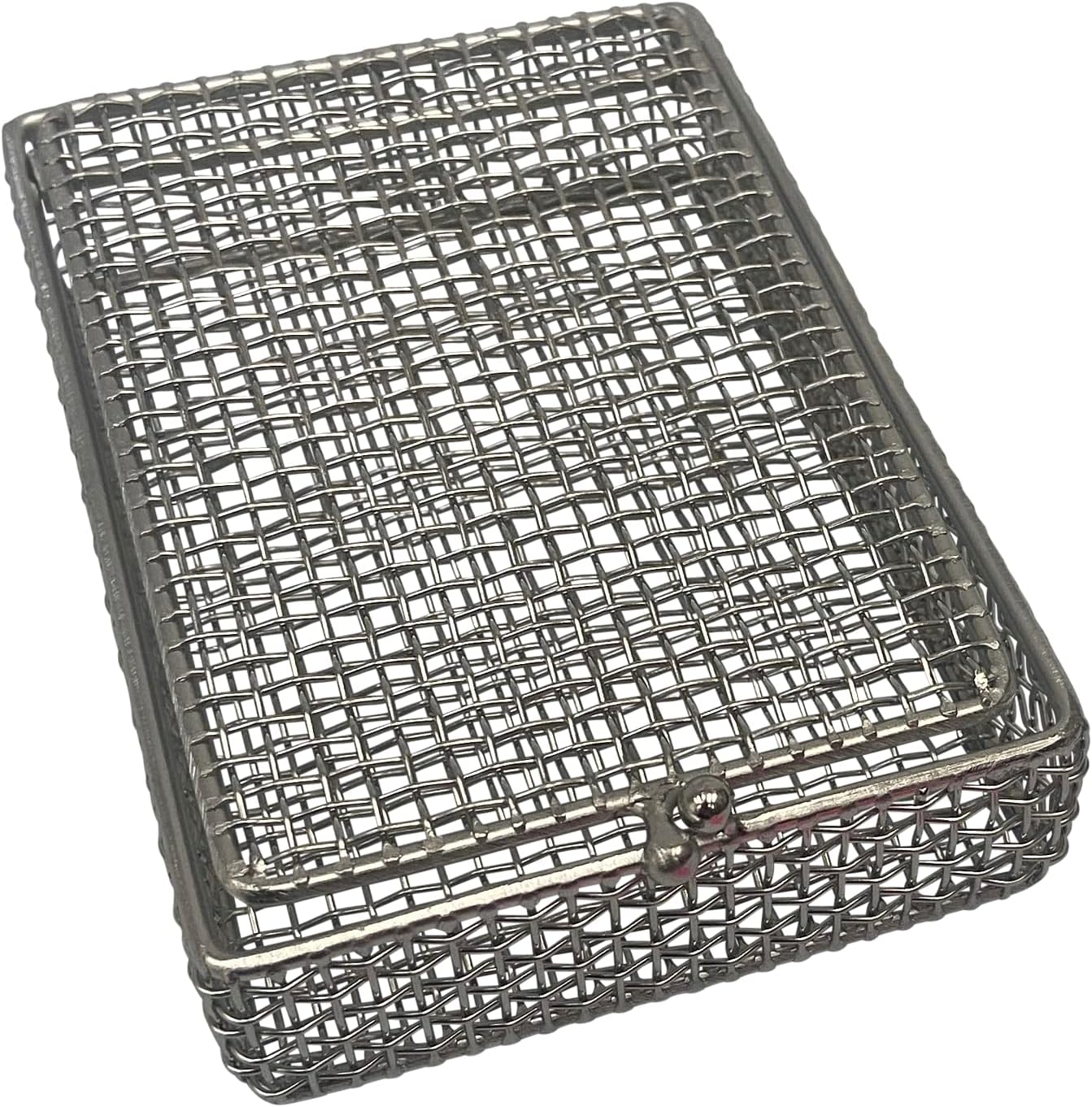 Quality Industries Stainless Steel Dishwasher Basket for Small Parts - Nuts, Bolts, Screws and Hardware, Rust-Resistant (5.25 x 3.75 x 1.25 Inches)