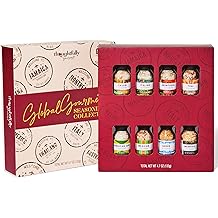 Thoughtfully Gourmet, Global Spice Collection Gift Set, International Seasonings Set, Flavors Include Greek, Italian, Mexican, Cajun Seasoning & More, Spice Set of 8