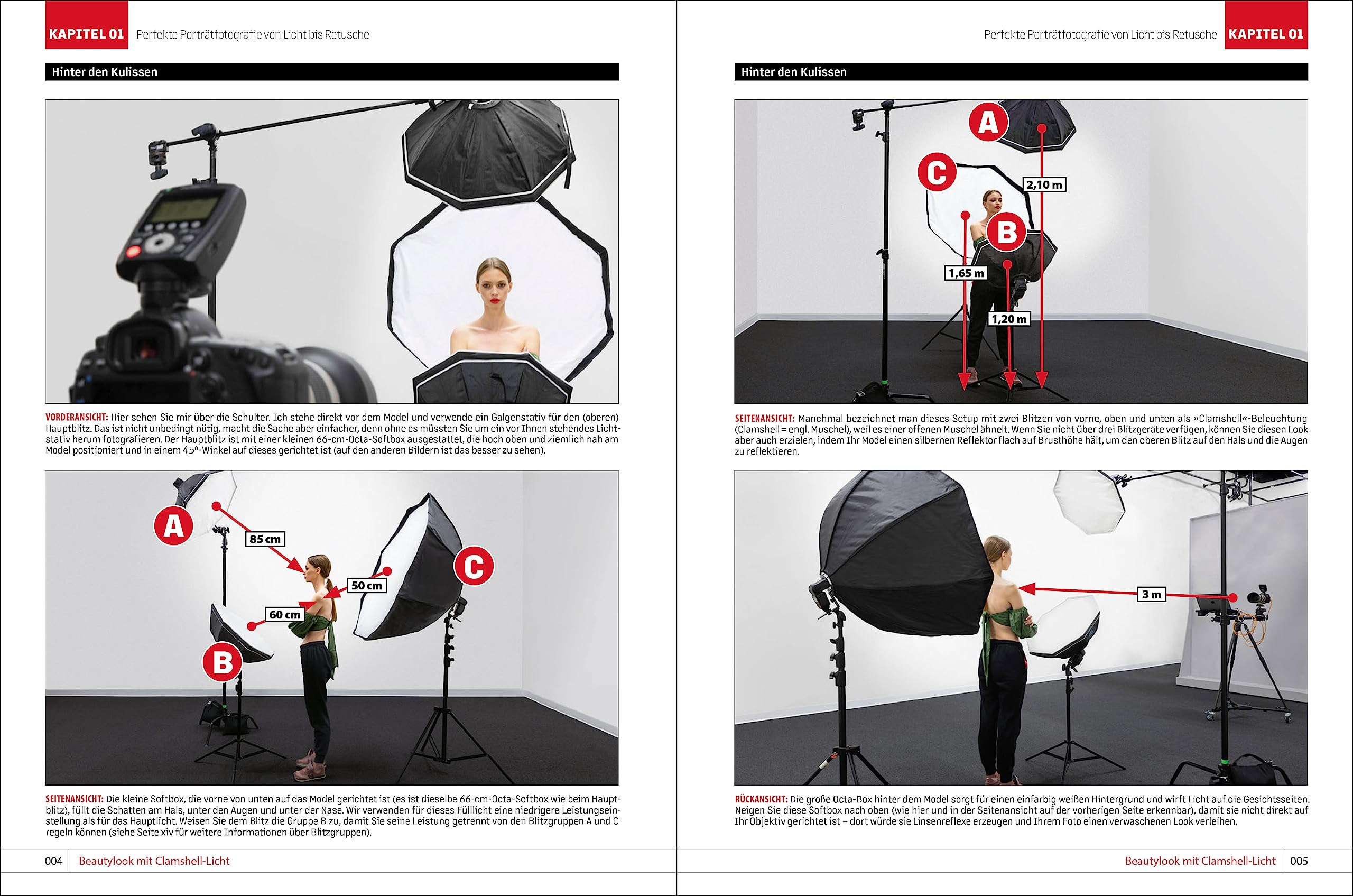 Perfekte Porträtfotografie von Licht bis Retusche: 15 Workshops im Studio und on location