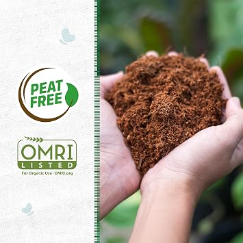 Back to The Roots Organic Coir, 51 Quart Expanding Soil, Great for Seeds and Potting