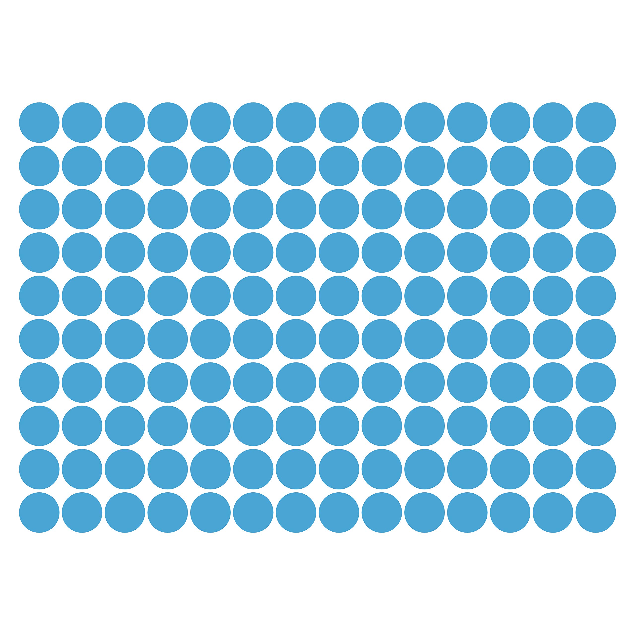 LiteMark Extra Small Stickers, Removable Vinyl Dots, Matte Finish Circle Stickers, Round Decals for Classroom Wall, Color Coding, Inventory Labels,