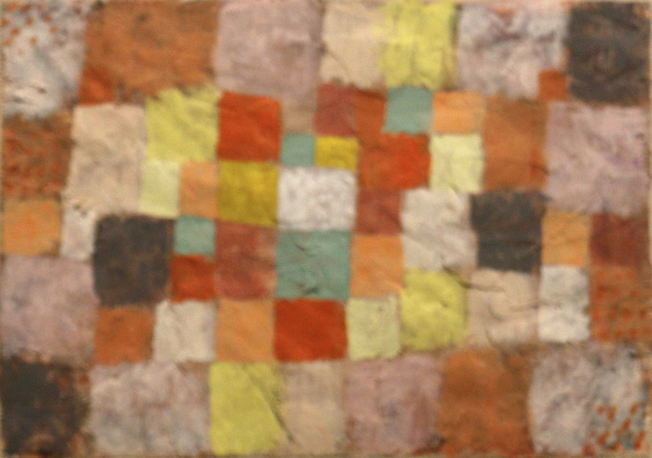 Affiche Paul Klee Aix grand format cadre marron pour sublimer votre salon