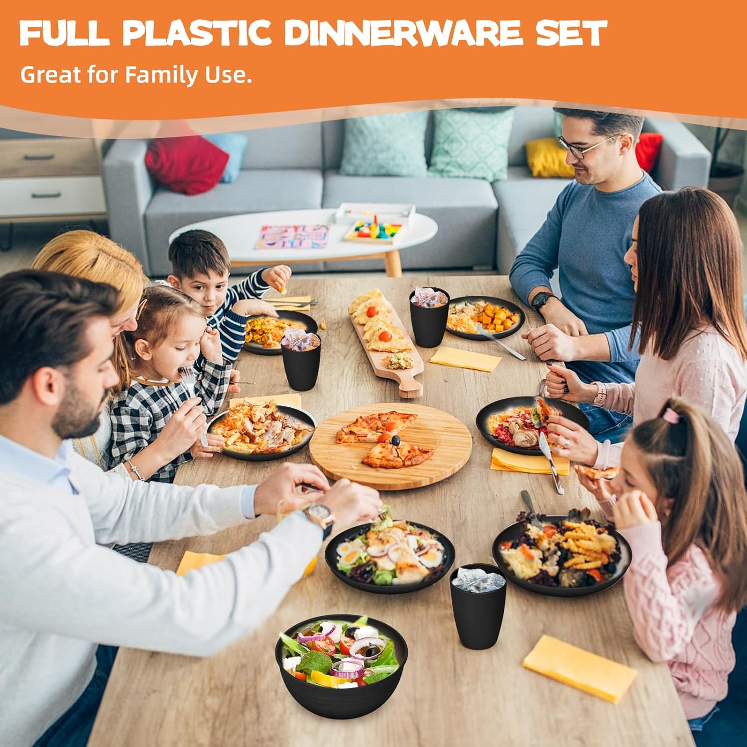 Reusable Plastic Dinnerware Sets, Unbreakable Wheat Nigeria Ubuy