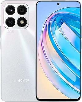 HONOR X8a Mobile Phone Unlocked, 100MP Triple Camera, 6.7" 90Hz Fullview Display, 6 GB+128 GB, Android 12, Dual SIM, Titanium Silver