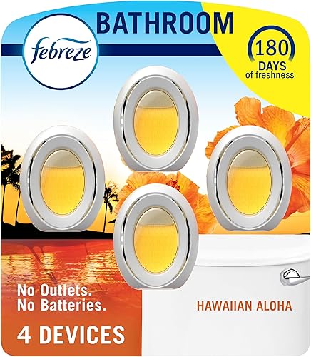 Miniatura 12 de Febreze - Ambientador para baño, combate olores, alternativa enchufable, ambientadores para el hogar, baño y cocina, ambientadores para armarios,