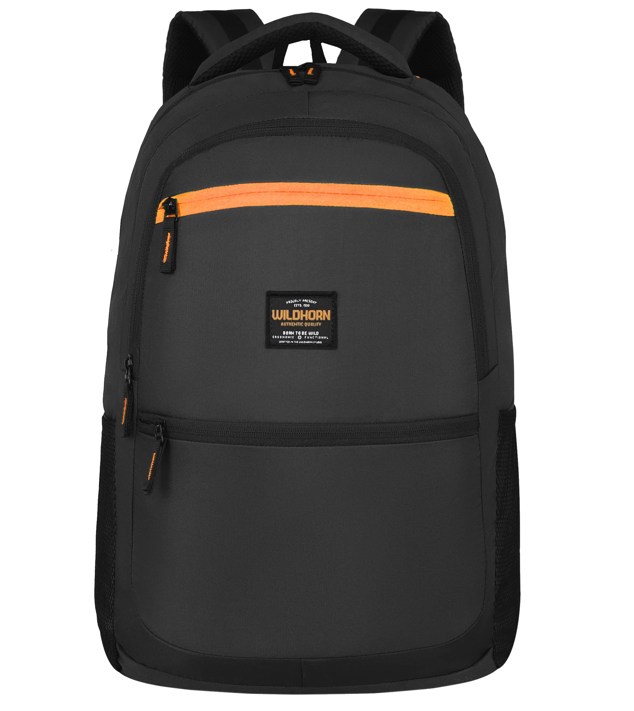 WildHorn Laptop Backpack for Men I Waterproof I Laptop, Business College Travel Bookbags Fit 15.5 Inch Laptop (Black) (B09YP2N4YC) Amazon Price History, Amazon Price Tracker