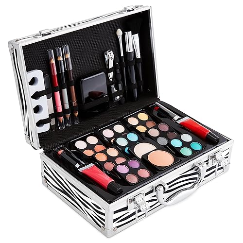 Vokai Kit de maquillaje de regalo  79 piezas  32 sombras de ojos, 2 rubores, 2 brillos de labios, 2 lápices labiales, 2 lápices delineadores de