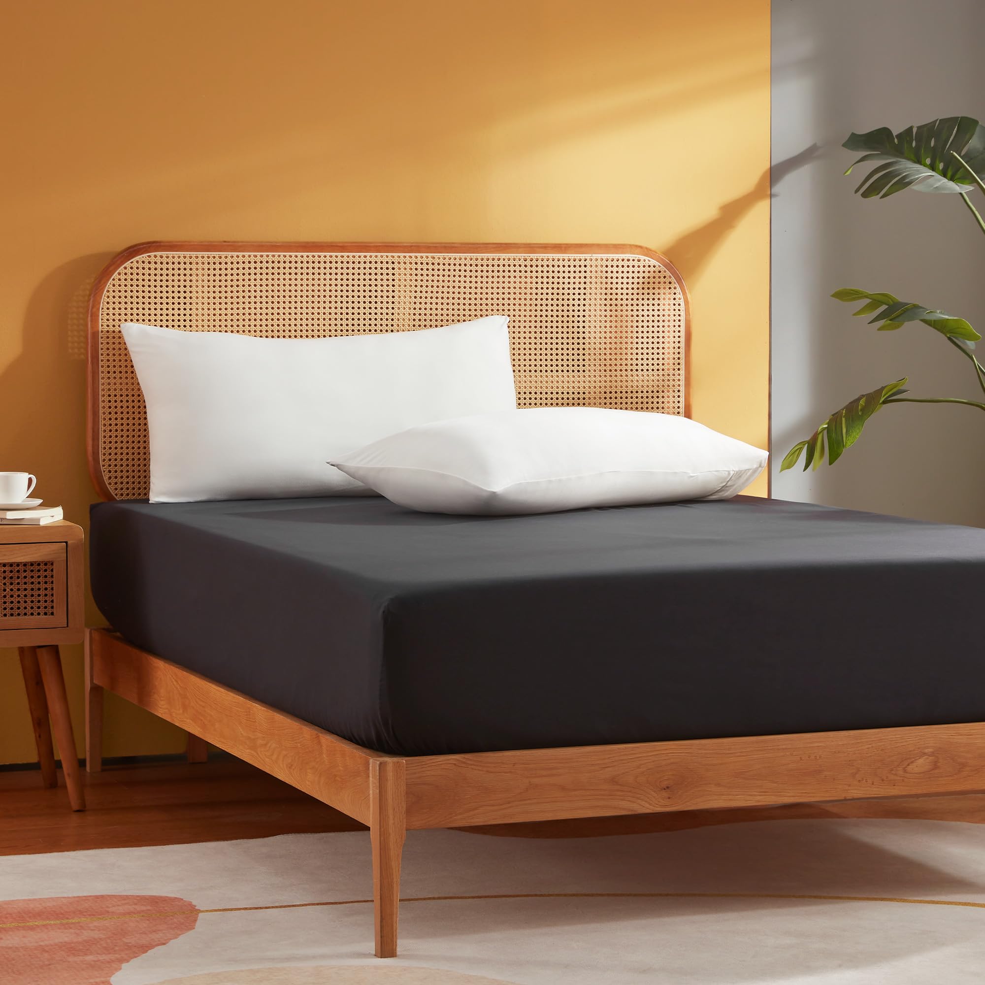 Sonive Drap-Housse, 90 X 200 Cm, Doux, En Jersey De Polyester