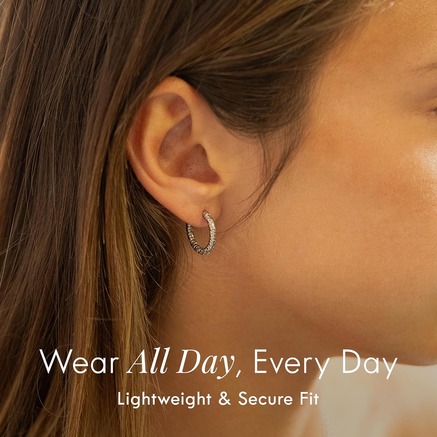 18K Gold Plated Huggie Hoop Earrings, Classic Round Waterproof Hoops, Hypoallergenic Stainless Steel, Lightweight Stackable Earrings for Women, Multiple Sizes - Image 5