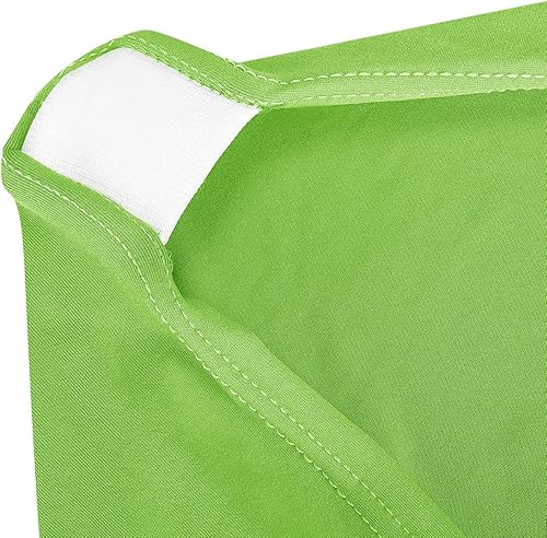 Miniatura 7 de Peomeise - Funda de mesa de elastano de 4 pies, mantel rectangular elástico de elastano (verde manzana, 4 pies)