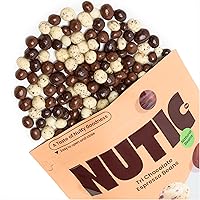 Vista 8 de Nutic Granos de café expreso cubiertos de chocolate - 1 libra, surtido de chocolate blanco, con leche y chocolate negro - Espresso en grano a granel