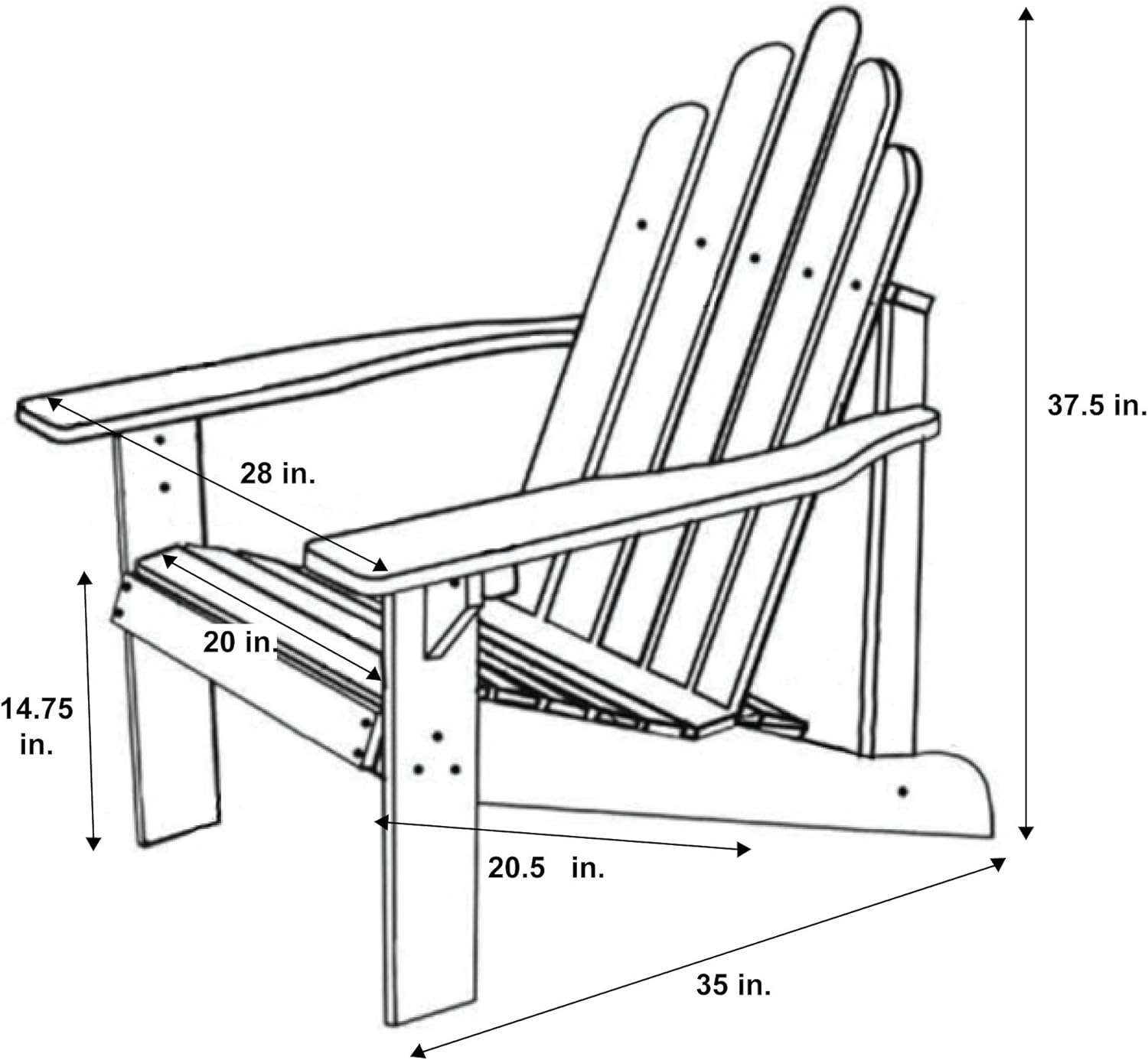 Lоwеѕt Prісе Shine Company 4618N Marina Adirondack Chair, Natural Uр Tо 40% оƒƒ Shine Company 4618N Marina Adirondack Chair, Natural