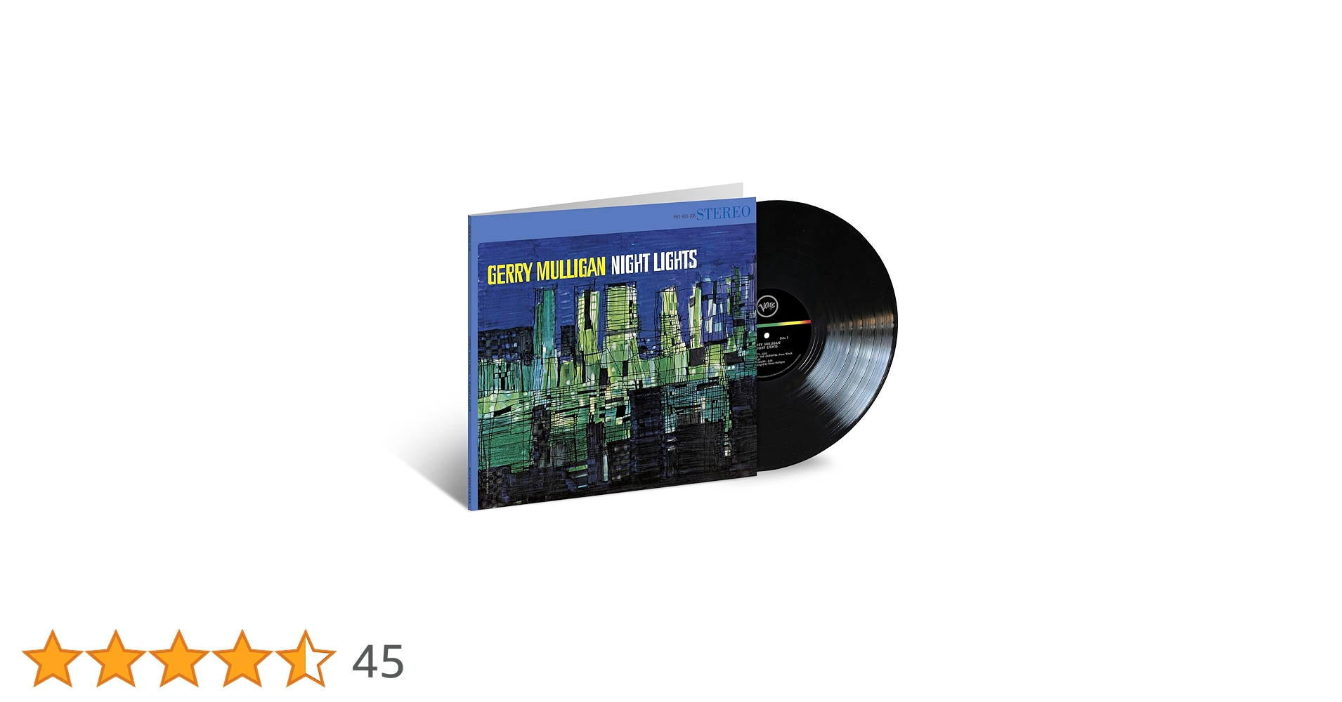 オリジナルプロモ Gerry Mulligan Night Lights モノ盤 オリジナルプロモ Gerry Mulligan Night Lights モノ盤