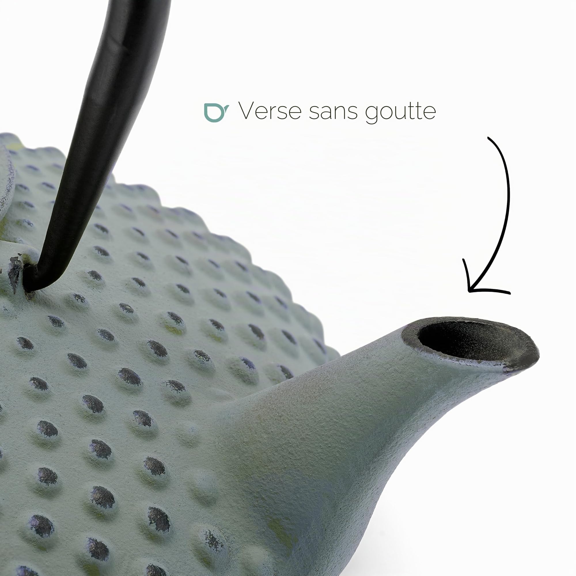 Bredemeijer - Théière Xilin - 1,25 litre - Fonte - Vert clair