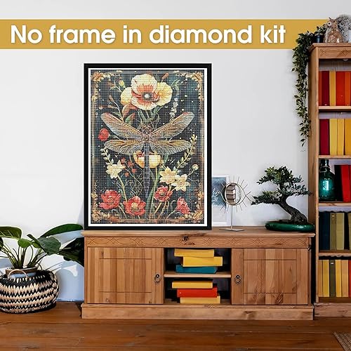 Miniatura 16 de Bimkole Kits de pintura de diamantes 5D de elefante, taladro completo, puesta de sol, animales, diamantes de imitación, juego de bordado de pintura