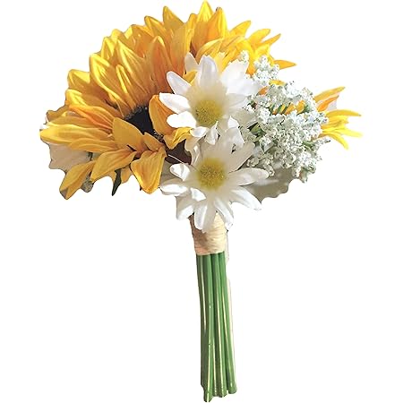 Daisy and baby breath bouquet Clearance